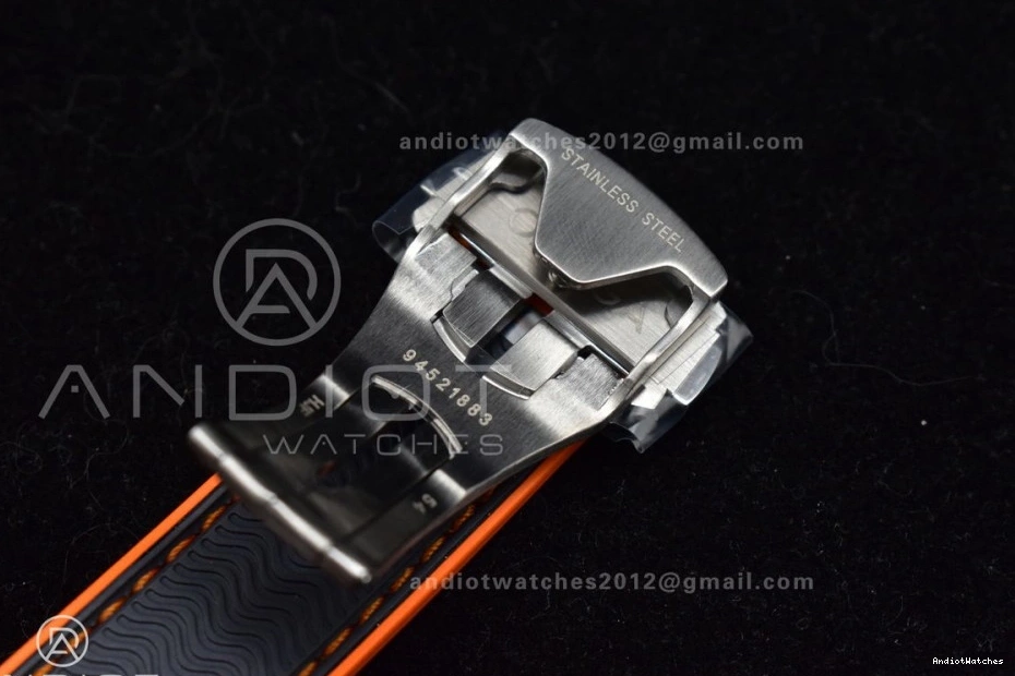 Edition Bezel Trendsetting Planet Orange SS Clone 43.5mm Best A8900 Gray on V 1010 Super VSF Ocean 1:1 Dial Black Strap Nylon 0220